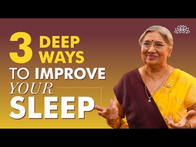 3  Quick Yogic Tips To Get Better Sleep & Freshness in Morning | Fall Asleep Instantly | Deep Sleep