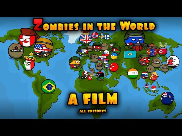 Zombies in the world ( FILM 2023 ) - countryballs