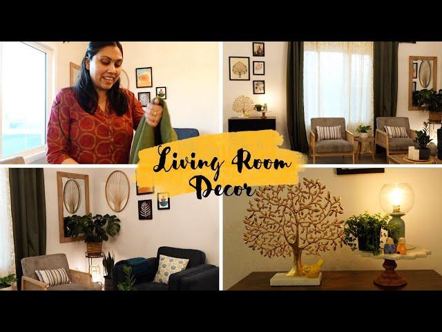 Living Room Decor - Simple & Cozy Aesthetic Room Decor - Decorate with me