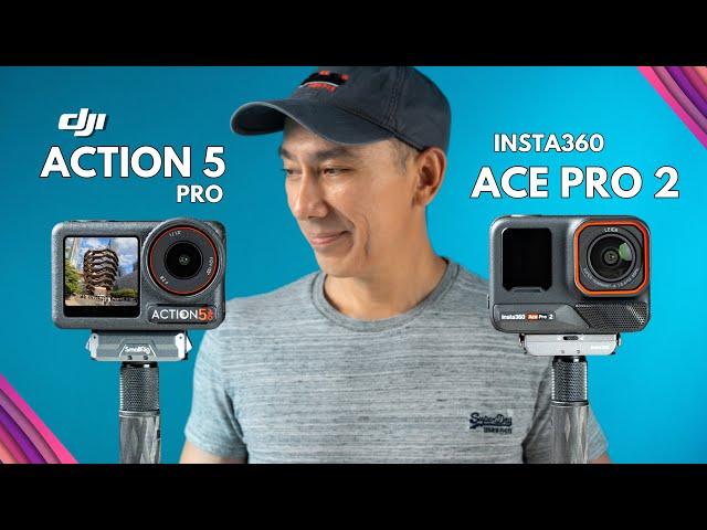 DJI Action 5 PRO vs Insta360 Ace PRO 2: The NEW BEST Action Camera