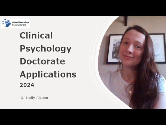 Clinical Psychology Doctorate Applications (DClinPsy)