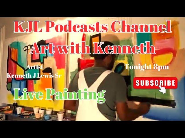 KJL Podcast Channel Live Painting