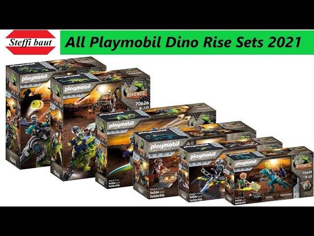 All Playmobil Dino Rise Sets 2021 Compilation unboxing & build