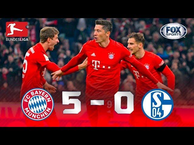 Bayern Múnich - Schalke 04 [5-0] | GOLES | Jornada 19 | Bundesliga