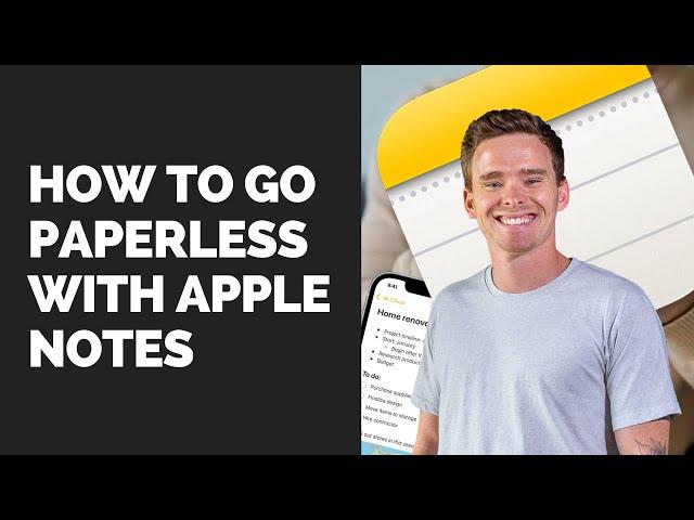 How to go paperless with Apple Notes