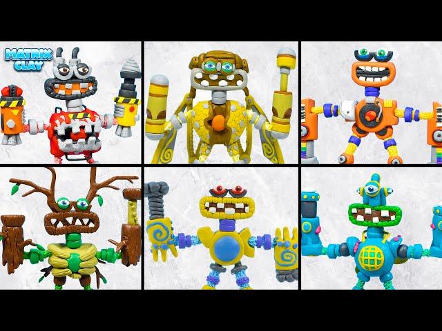 Making-All Wubbox: COMMON, RARE, EARTH, WATER,PLANT,AIR Wubbox/ My Singing Monsters / Matrix Clay