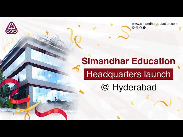 Simandhar Education's Grand Headquarters Launch in Hyderabad | 15 Top CFOs in Attendance!