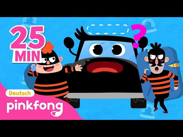 Ganze Folge von Pinkfong Polizei Kumpel  | Baby Shark Deutsch | Pinkfong, Baby Hai! Kinderlieder