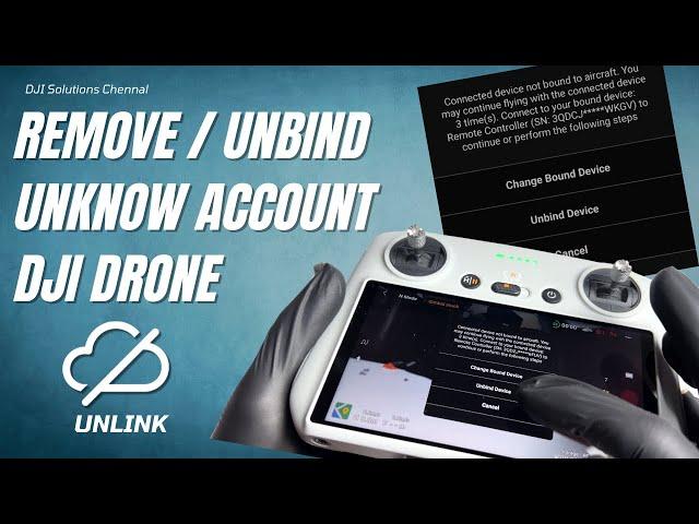 How To Remove or Unlink Unknow Account From DJI Drone