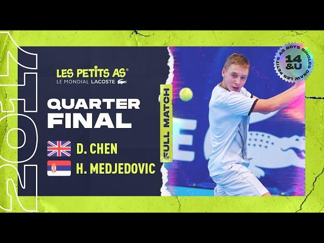 Les Petits As 2017 | Boys Quarterfinal | Derrick Chen vs. Hamad Medjedovic