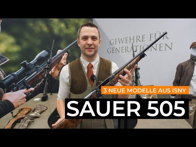 Jagd & Hund 2024: Weltneuheit Sauer 505, Sauer 101 mit Linksschaft und Sauer SL 5 XT Optifade