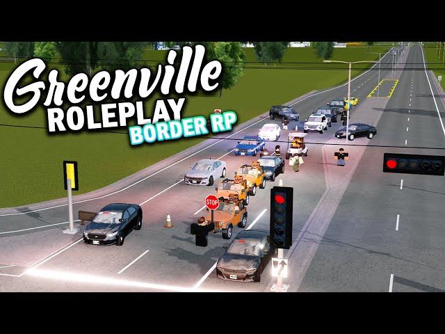 BORDER RP + CAR CHASE!! || ROBLOX - Greenville Roleplay