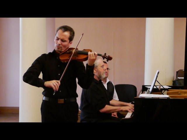 Duo Mark Kovnatskiy and Alan Bern plays Hebrew melody by J. Achron