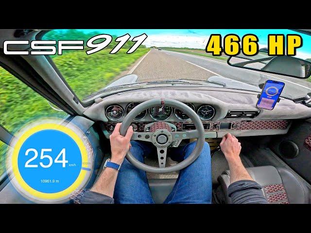 $500,000 RESTOMOD on the AUTOBAHN! | PORSCHE 911 CSF RSR by @CSFracing