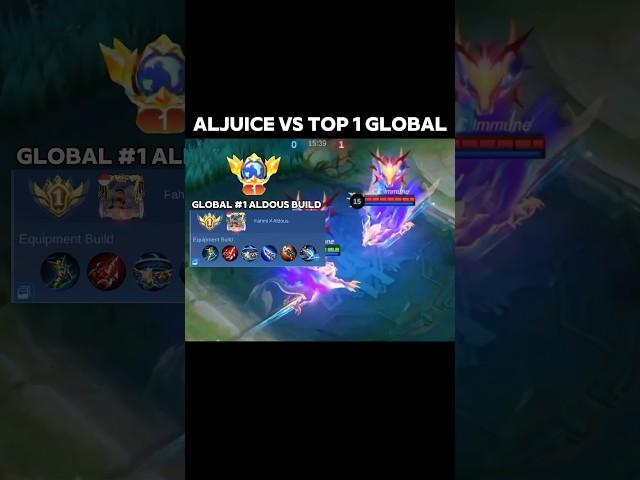 ALJUICE VS TOP 1 GLOBAL ALDOUS BUILD #aldousgameplay #aldous #aljuicetv #mlbb