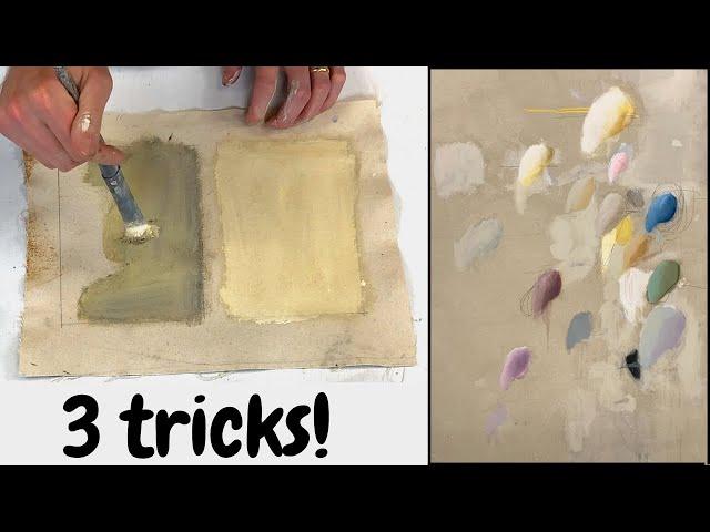 How to paint PERFECT NEUTRAL BACKGROUNDS | acrylics tutorial