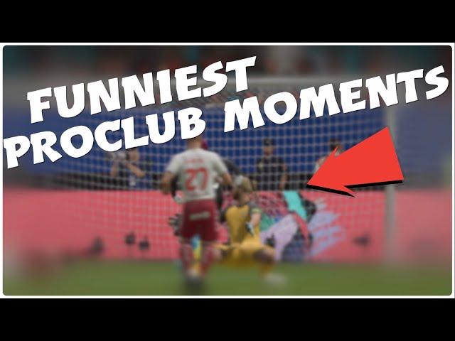 FIFA 20 FUNNIEST - PRO CLUBS - MOMENTS!! 