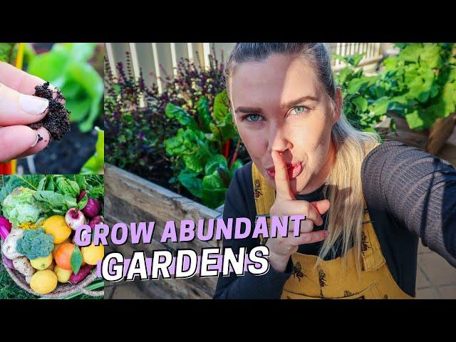 Gardening Secrets and Tips from my Urban Permaculture Garden // Grow Sustainable Gardens