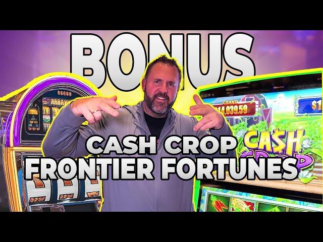 Can The Mayor Hit BIG? ! Cash Crop and Frontier Fortunes at Peppermill Reno | Jackpot Slot Spot