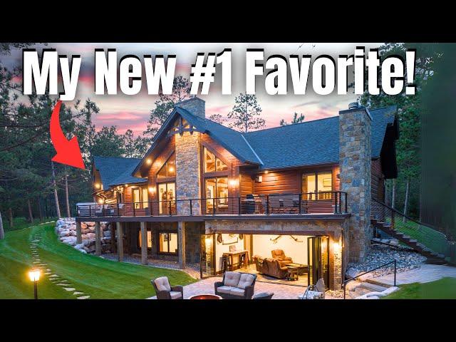 INCREDIBLE 5 Bedroom Timber Frame Home Design Just Became My New #1 Favorite Of 2024!