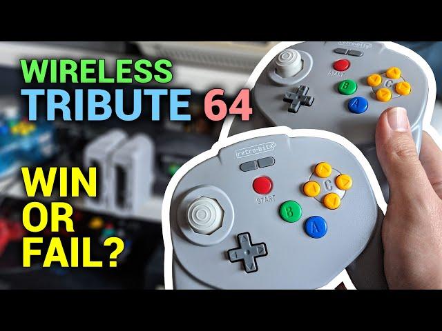 Retro-bit's Tribute 64 Goes Wireless!!