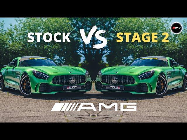 Mercedes AMG GTR - Stock VS stage 2 power gains!!