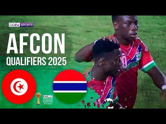 Tunisia vs Gambia | AFCON 2025 Qualifiers HIGHLIGHTS | 11/18/24 | beIN SPORTS USA