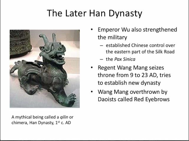 Qin and Han China video lecture