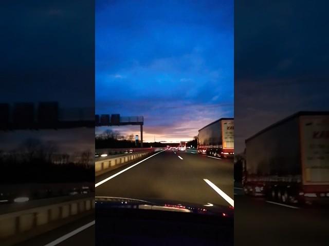 Highway in Germany. Автомагистраль в Германии. 12.2024