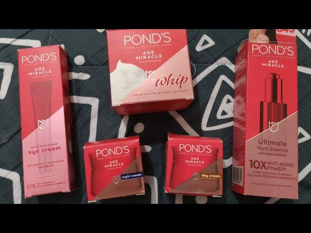 Using POND'S AGE MIRACLE products for 2 months / Unboxing and review after 2 months of use