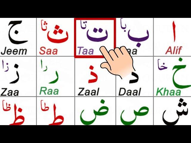 How to learn Arabic Alphabets | Quran | Alif Baa Taa | Epi 330 | Qaida Noorani lesson 1 | Allah