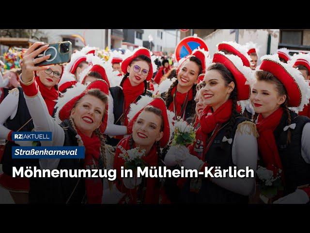 Straßenkarneval: Möhnen feiern in Mülheim-Kärlich