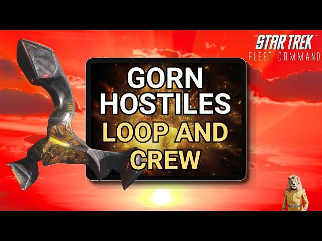 Gorn Hostiles Loop and Crew | How to play Star Trek Fleet Command | Outside Views STFC