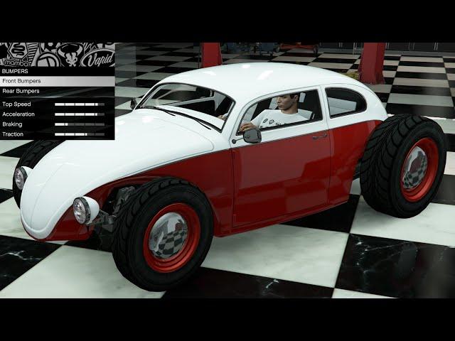 GTA 5 - DLC Vehicle Customization - BF Weevil Custom (VW Beetle Rat Rod)