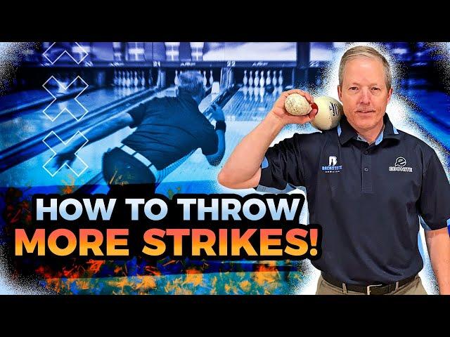 How to Throw More Strikes! Pro Bowling Release Tip.