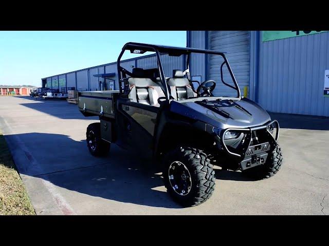 MSRP $18,949:  Mainland's look at the 2021 Intimidator UTV GC1K Truck in Grey.