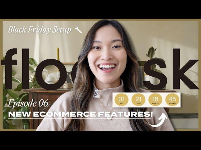 How to set up an Email Marketing Campaign | New Flodesk Ecommerce Features | Countdown Timer! ⏰