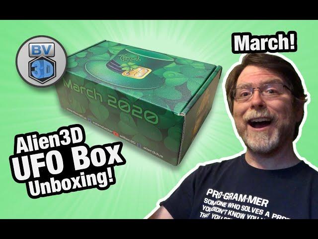 Unboxing the Alien3D UFO Mystery Box - March, 2020