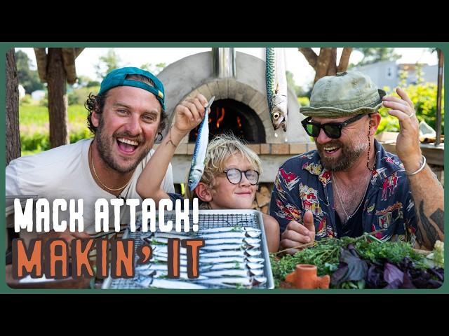 Roasted Mackerel in an Outdoor Pizza Oven | Makin' It! | Maine | Brad Leone