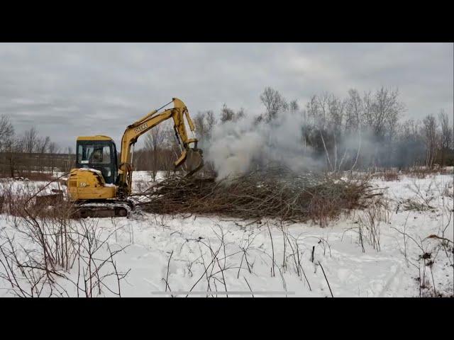 BURNING BRUSH & SLAB WOOD in the Pasture! // Farming with Draft Horses #598