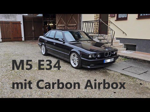 BMW M5 E34 S38B36 mit Carbon Airbox und weiteren Besonderheiten. Drosselklappen synchronisieren