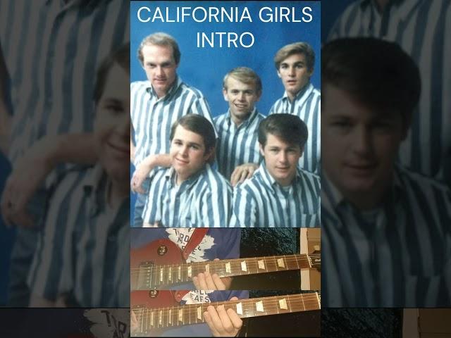 California Girls Intro by The Beach Boys Played on Two Guitars #guitar #beachboys #californiagirls