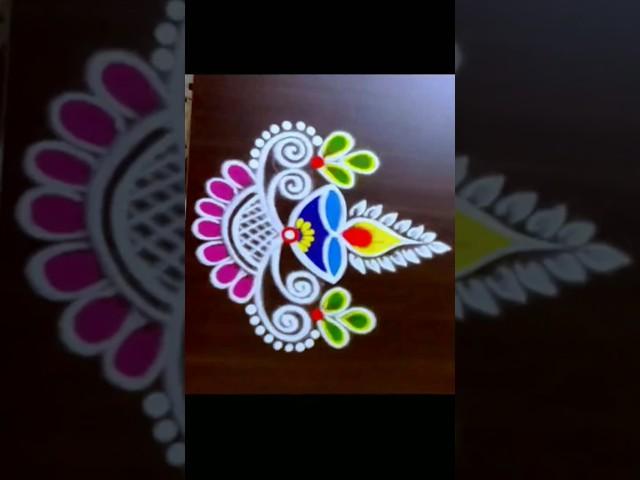 New kolam  Karthigai Deepam vilakku kolam #shorts #rangoli