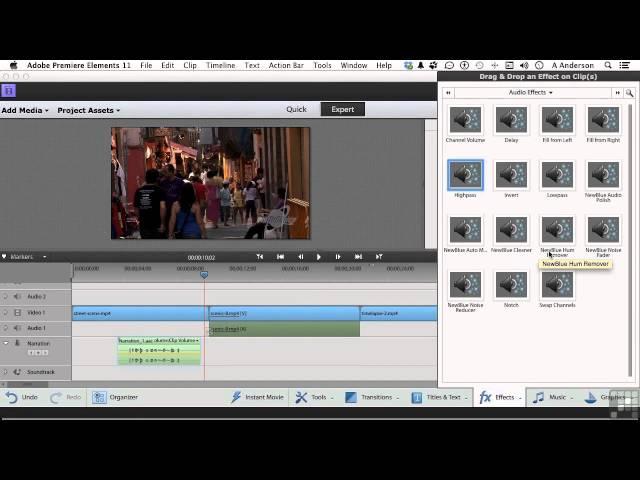 Adobe Premiere Elements 11 Tutorial | Adding Audio Effects