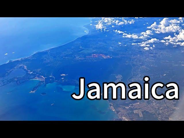  Jamaica - Flying over Jamaica - Flight with Emirates Airlines #jamaica #flight #emiratesairlines