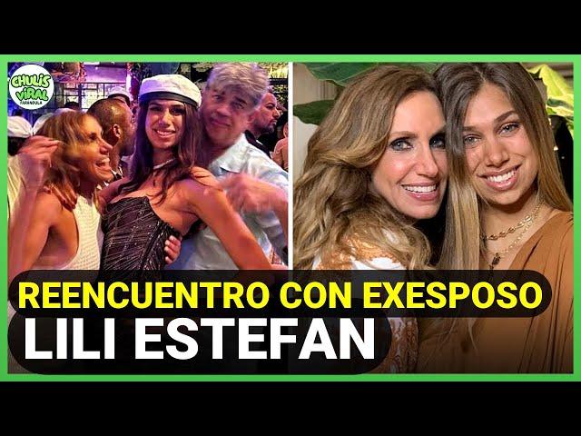 Lili Estefan y el feliz REENCUENTRO con SU EXESPOSO en el CUMPLEAÑOS de su hija Lina