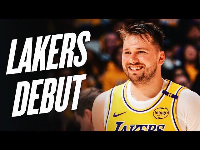 Luka Dončić Makes His Lakers Debut! | February 11, 2025