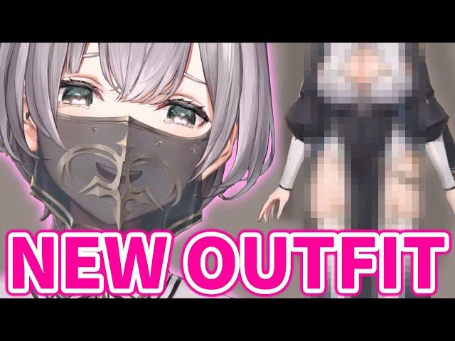 Noel reveals her new outfit that looks sensitive everywhere【Hololive/Eng sub】