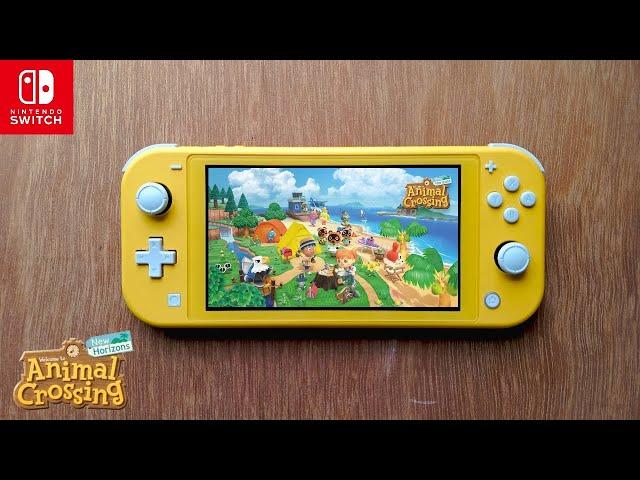 Animal crossing new horizons gameplay Nintendo switch lite