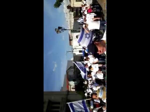 Pro-Israel march in Guatemala